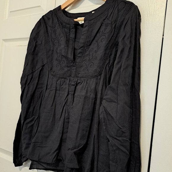 H&M Flowy Peasant Style Top/Blouse - Picture 2 of 7